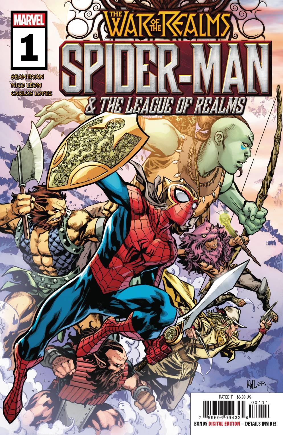 War Of Realms Spider-man & League Of Realms #1 () Marvel Comics Comic Book