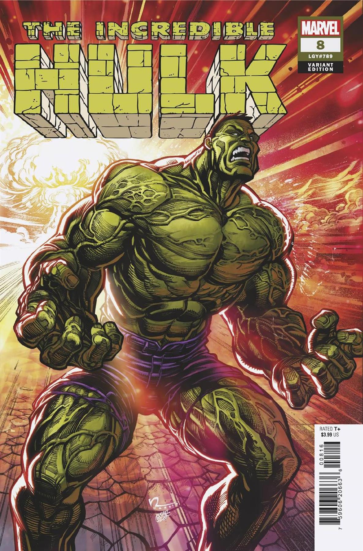 Incredible Hulk #8 25 Copy Incv Chad Hardin Var (25 Copy Incv Chad Hardin Var) Marvel Prh Comic Book 2024