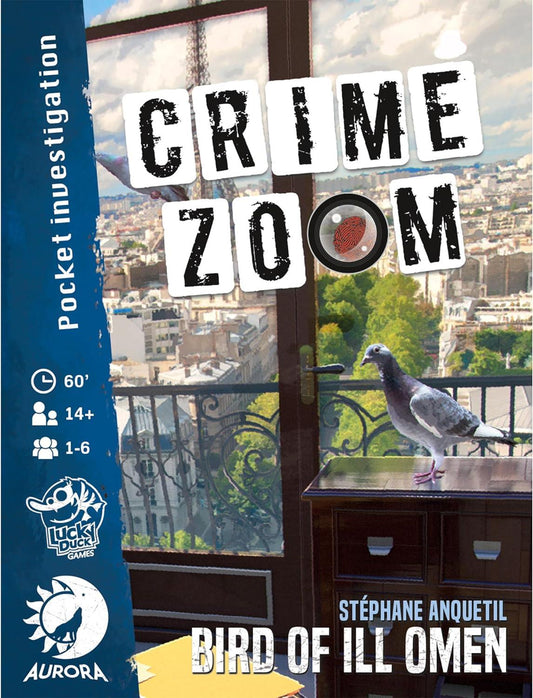 Crime Zoom Board Game by Aurora - Bird of Ill Omen