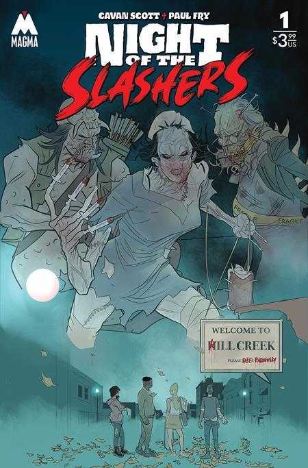 Night Of The Slashers #1 Cvr A Paul Fry (mr) Magma Comix Comic Book