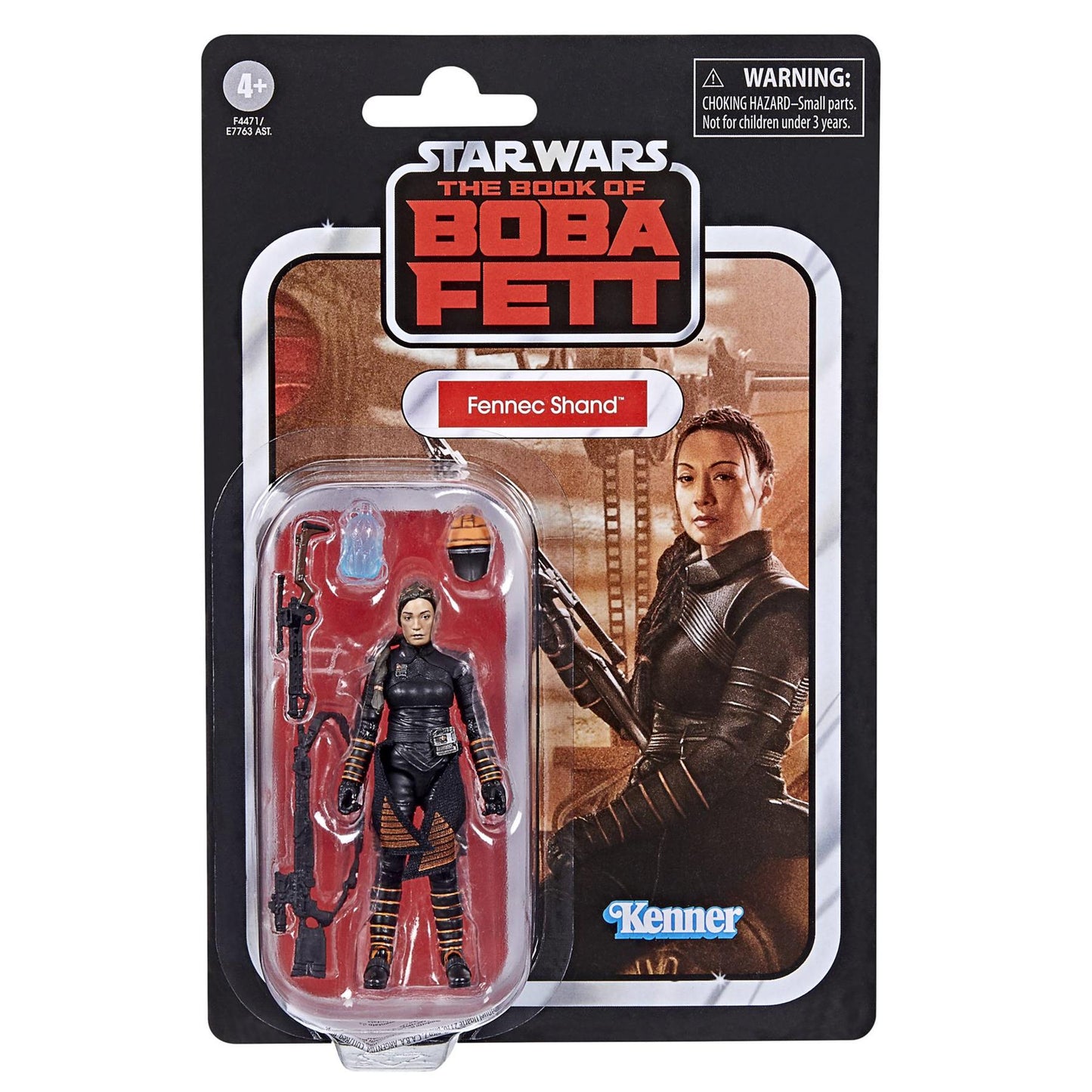Sw Vintage 3-3/4in Book Of Boba Fett Fennec Shand Action Figure
