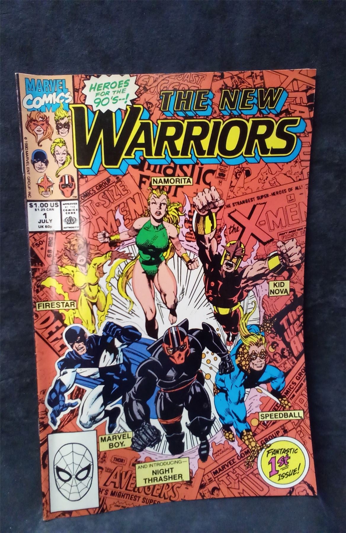 The New Warriors #1 1990 marvel Comic Book
