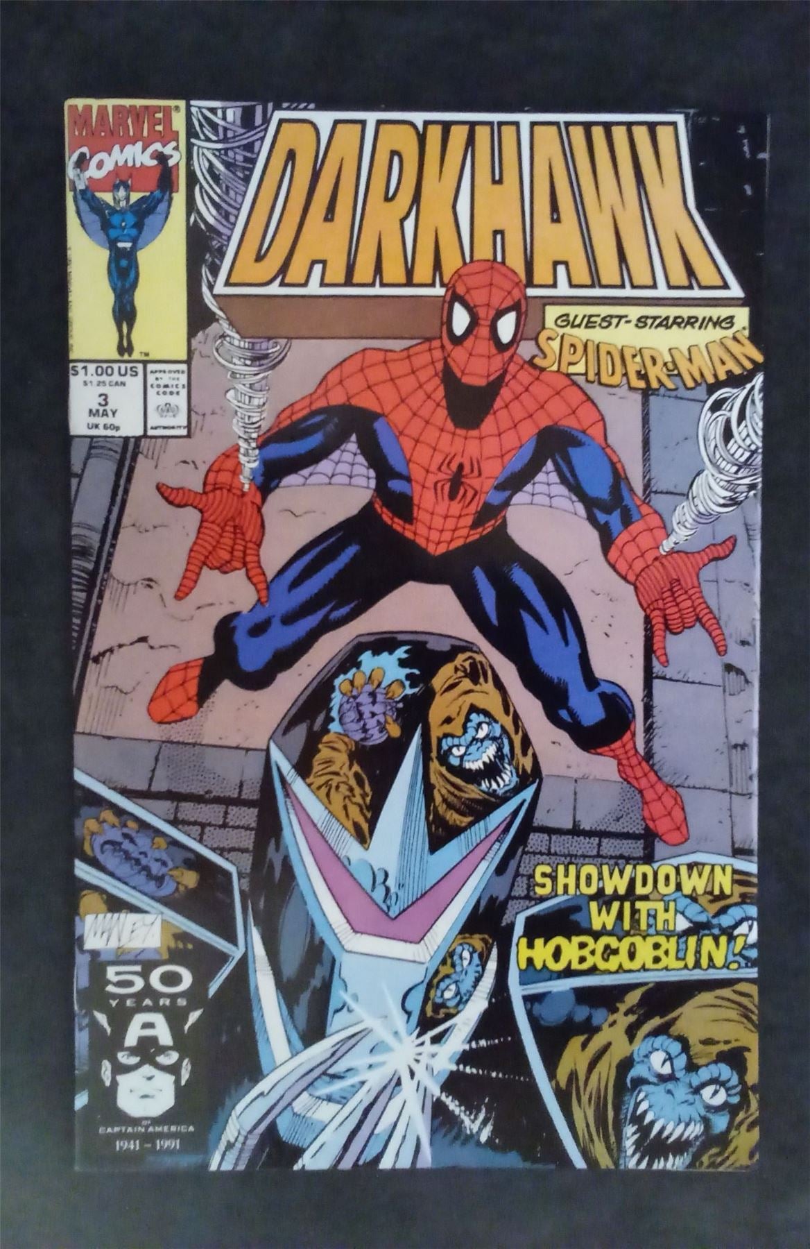 Darkhawk #3 1991 marvel Comic Book