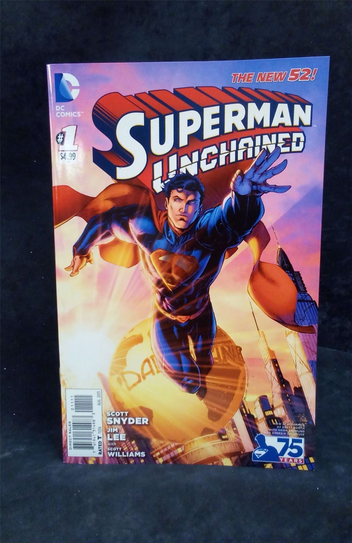 Superman Unchained #1 Brett Booth New 52 Cover 2013 DC Comics Comic Book