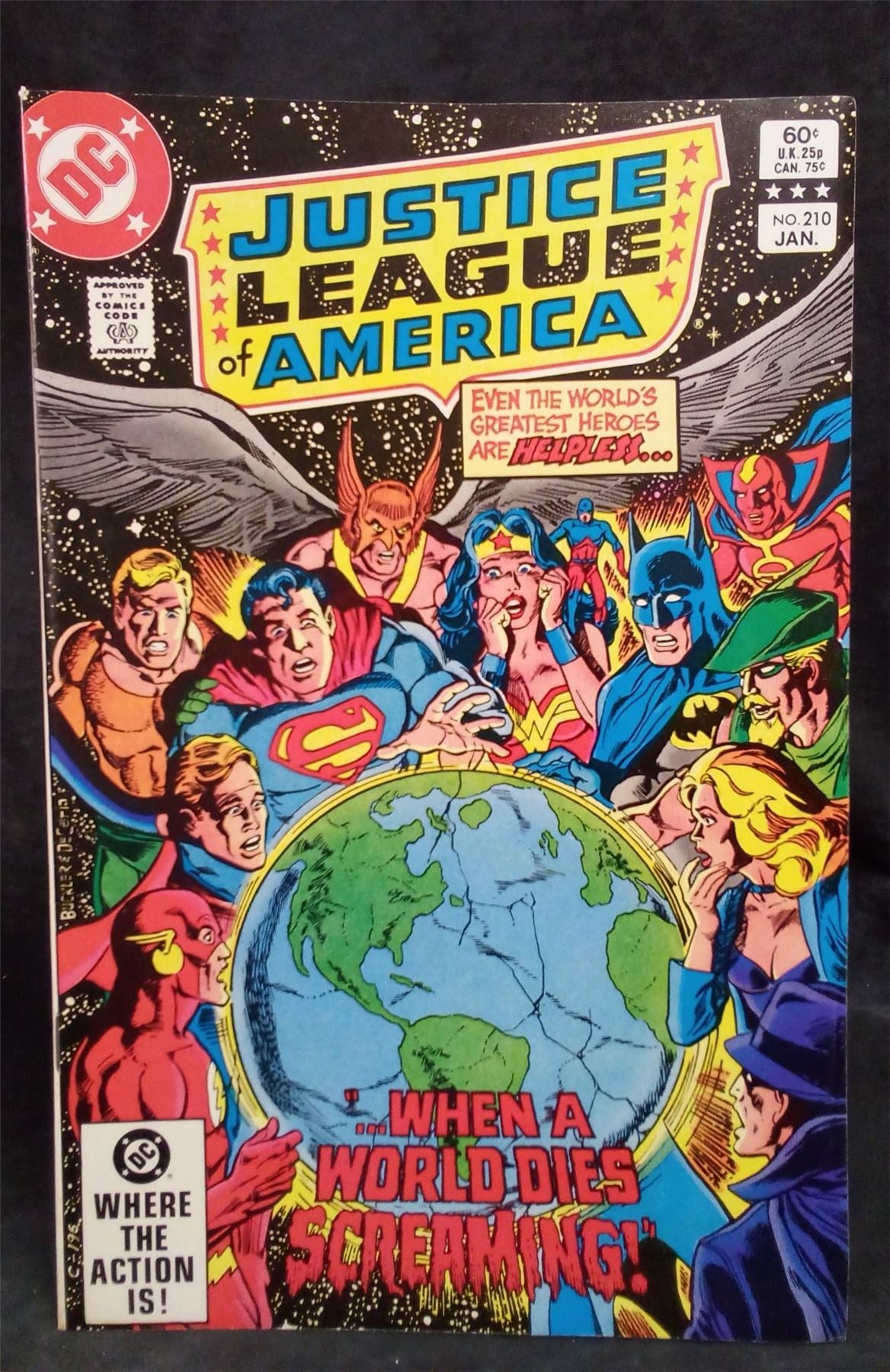 Justice League of America #210 1983 DC Comics Comic Book