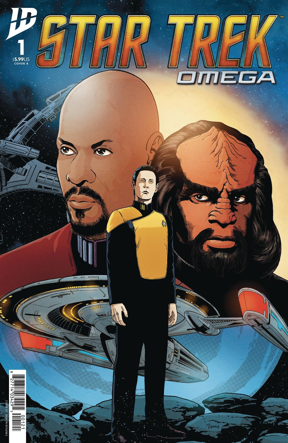 Star Trek Omega #1 Cvr B Rosanas Cvr B Rosanas Idw-prh Comic Book 2025