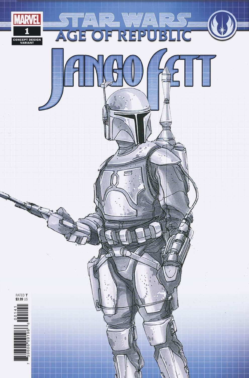 Star Wars Aor Jango Fett #1 (Artist Concept Var) Marvel Comics Comic Book
