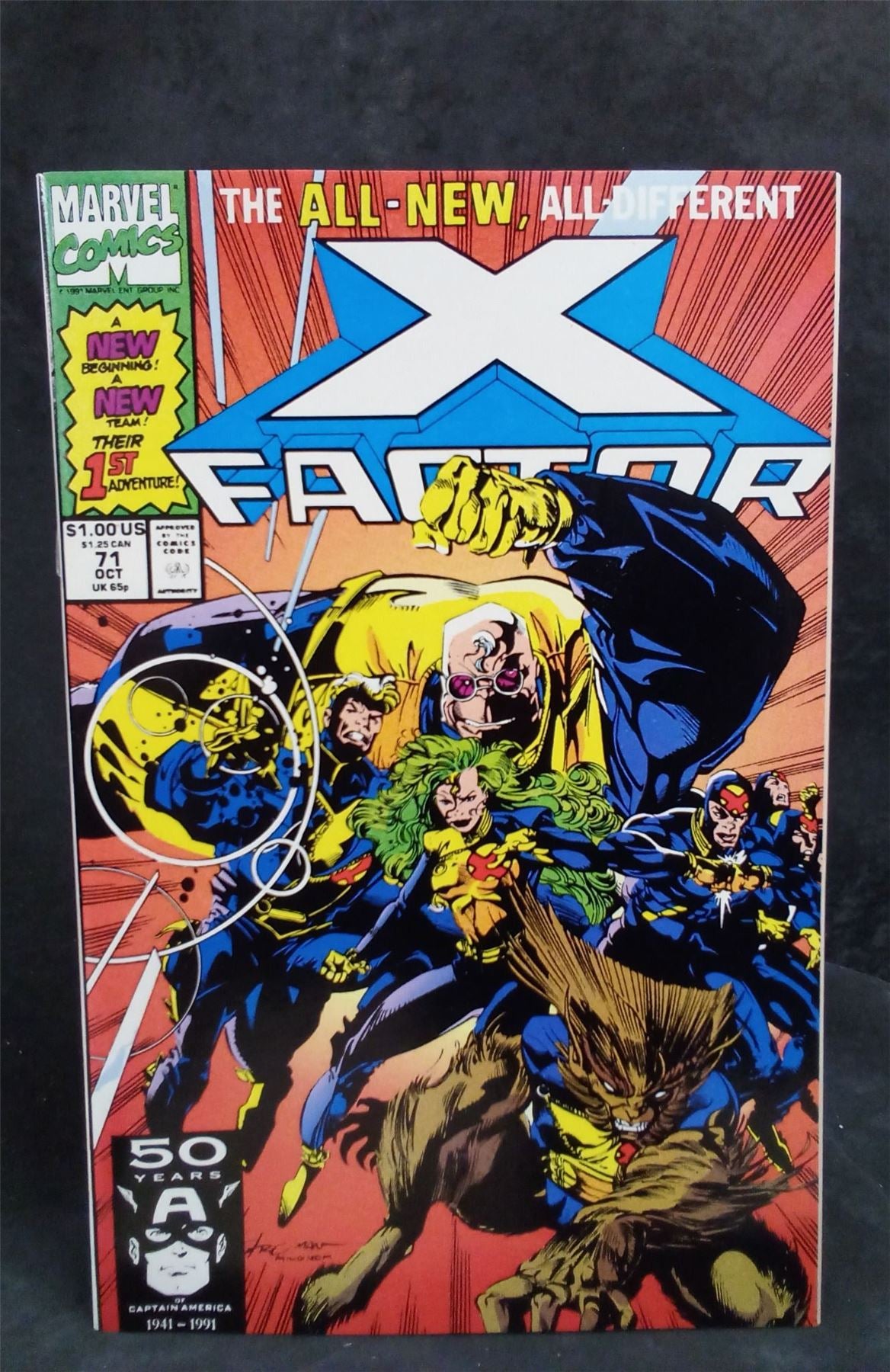 X-Factor #71 Newsstand Edition 1991 Marvel Comics Comic Book