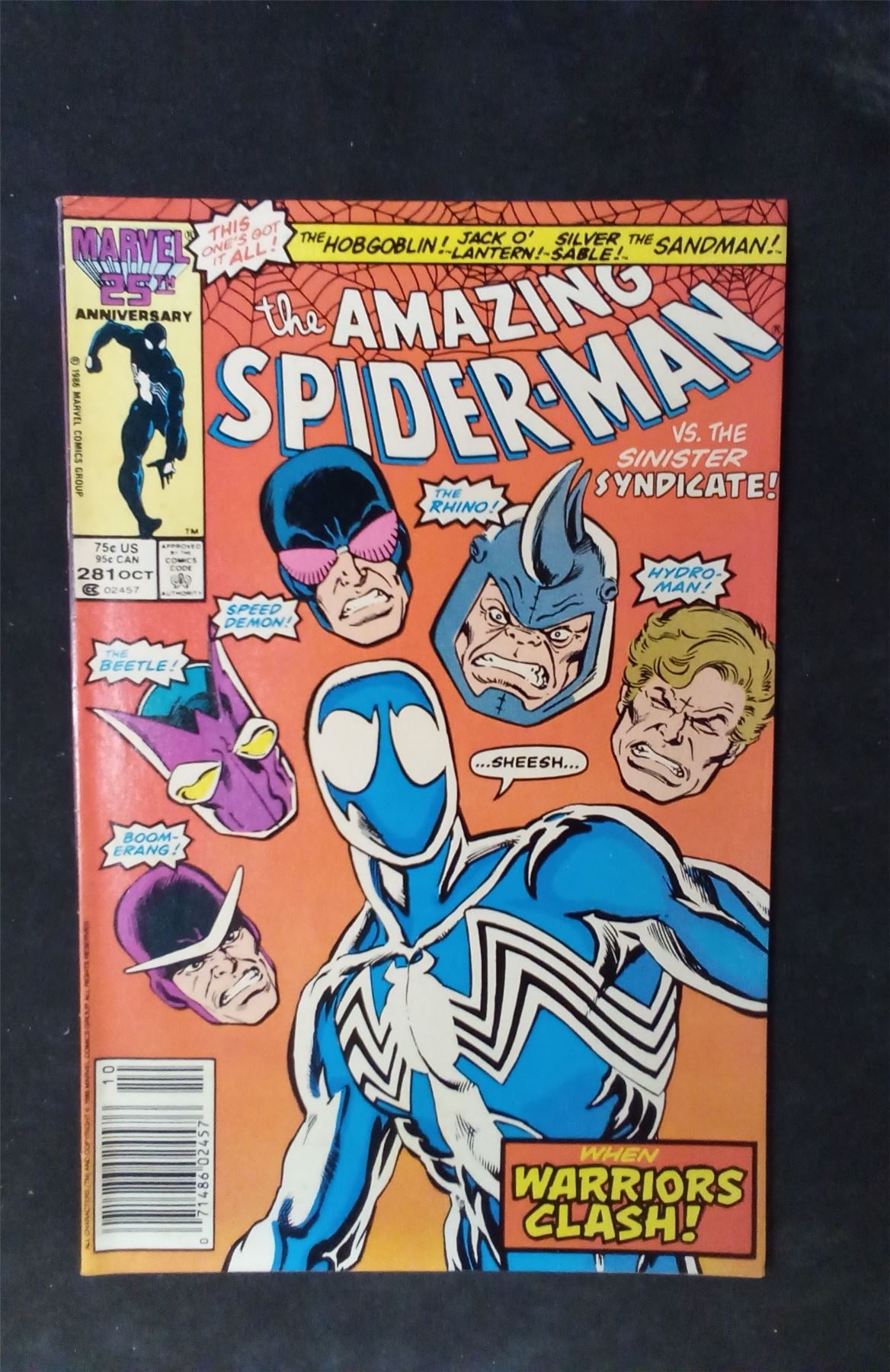 The Amazing Spider-Man #281 1986 marvel Comic Book