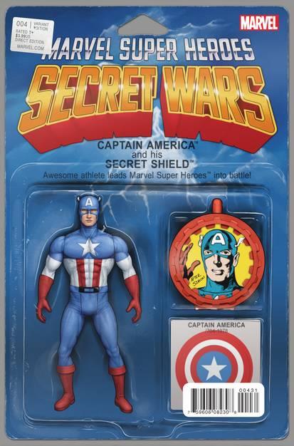 Secret Wars #4 (Christopher Action Figure Var) Marvel Comics Comic Book