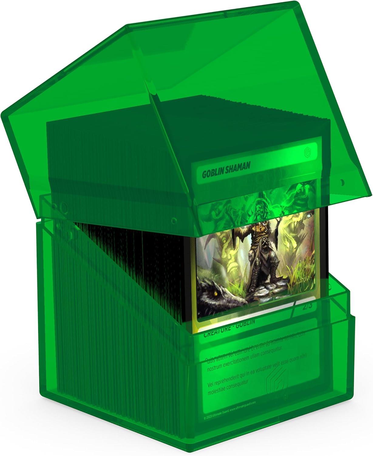Ultimate Guard Deck Case - Boulder 100+ Clear - Emerald