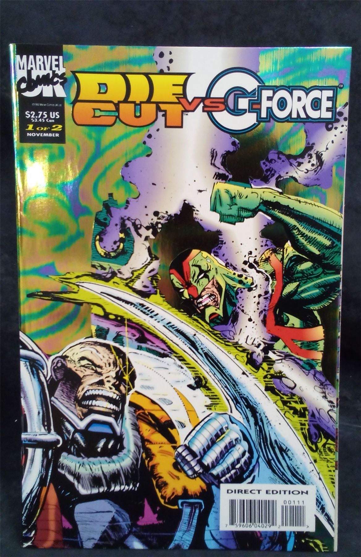 Die-Cut Vs. G-Force #1 1993 Comic Book