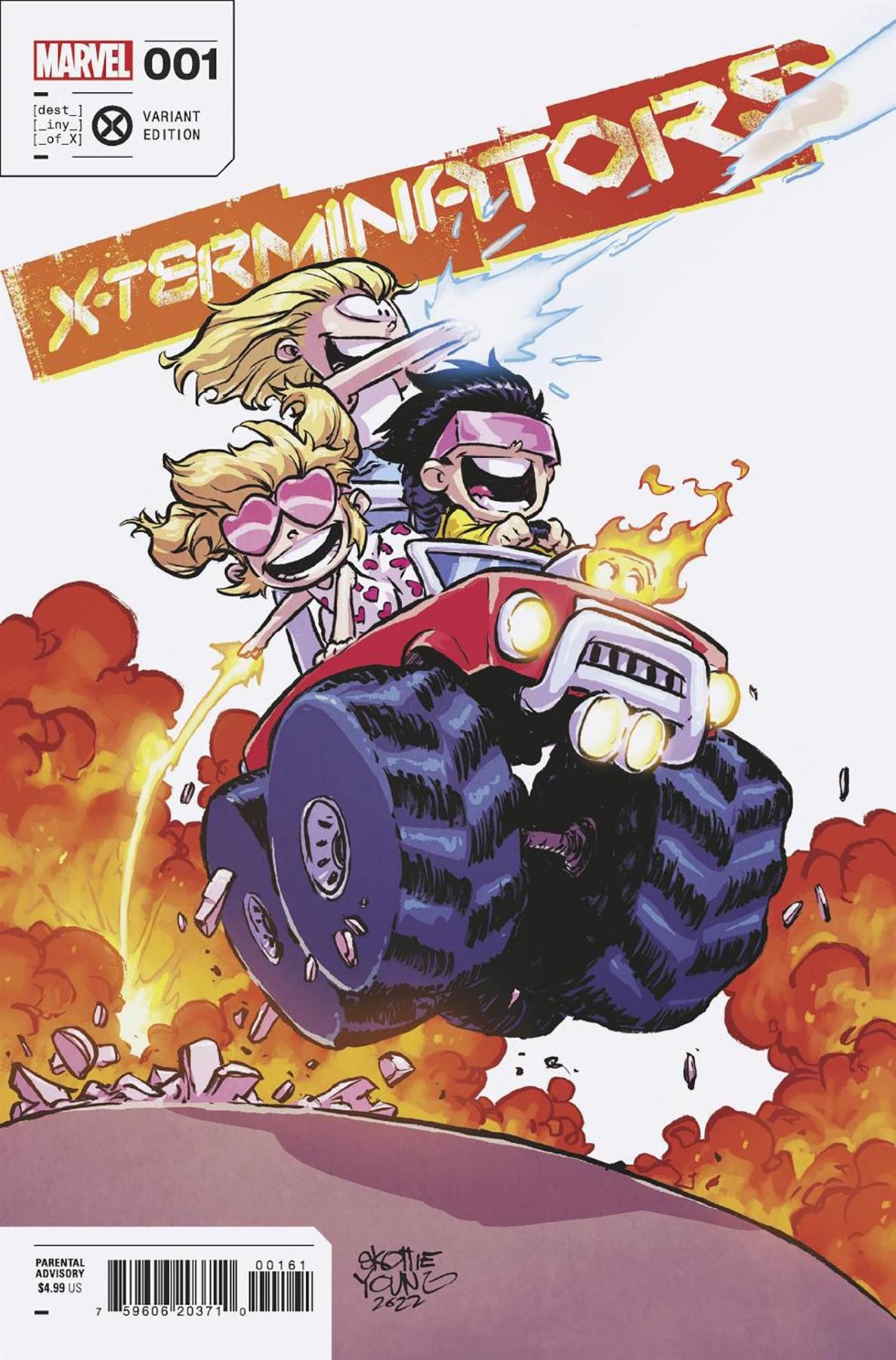 X-terminators #1 (Young Var) Marvel Prh Comic Book 2022