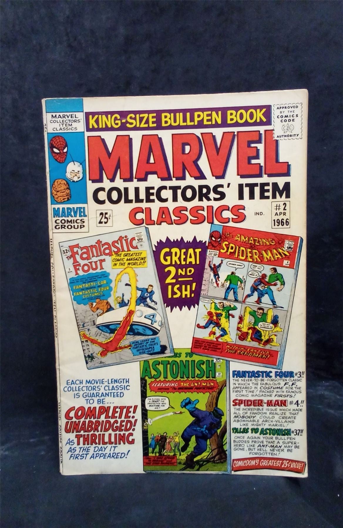 Marvel Collectors' Item Classics #2 1966 marvel Comic Book