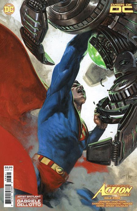 Action Comics #1058 Cvr D Gabriele Dell Otto Artist Spotlight Card Stock Var DC Comics Comic Book