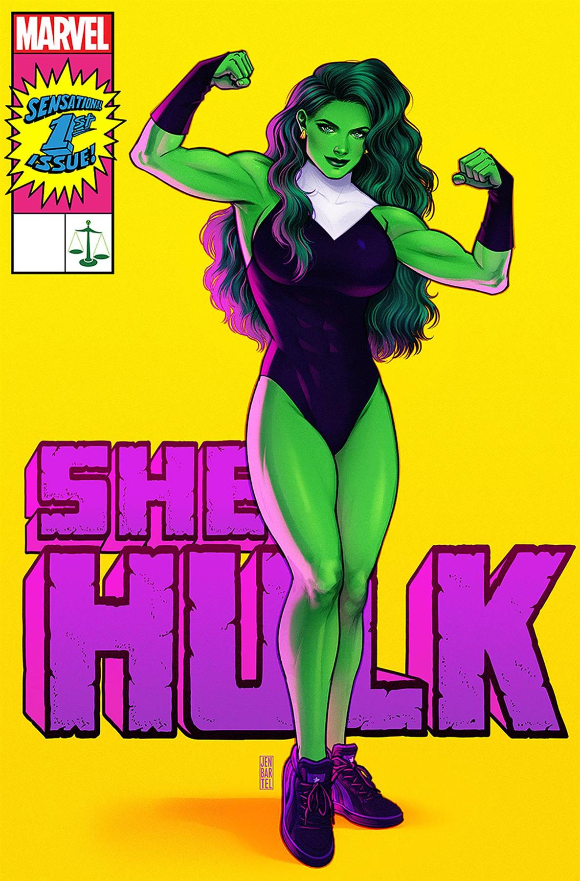 She-hulk #1 2nd Ptg Bartel Var Marvel Prh Comic Book