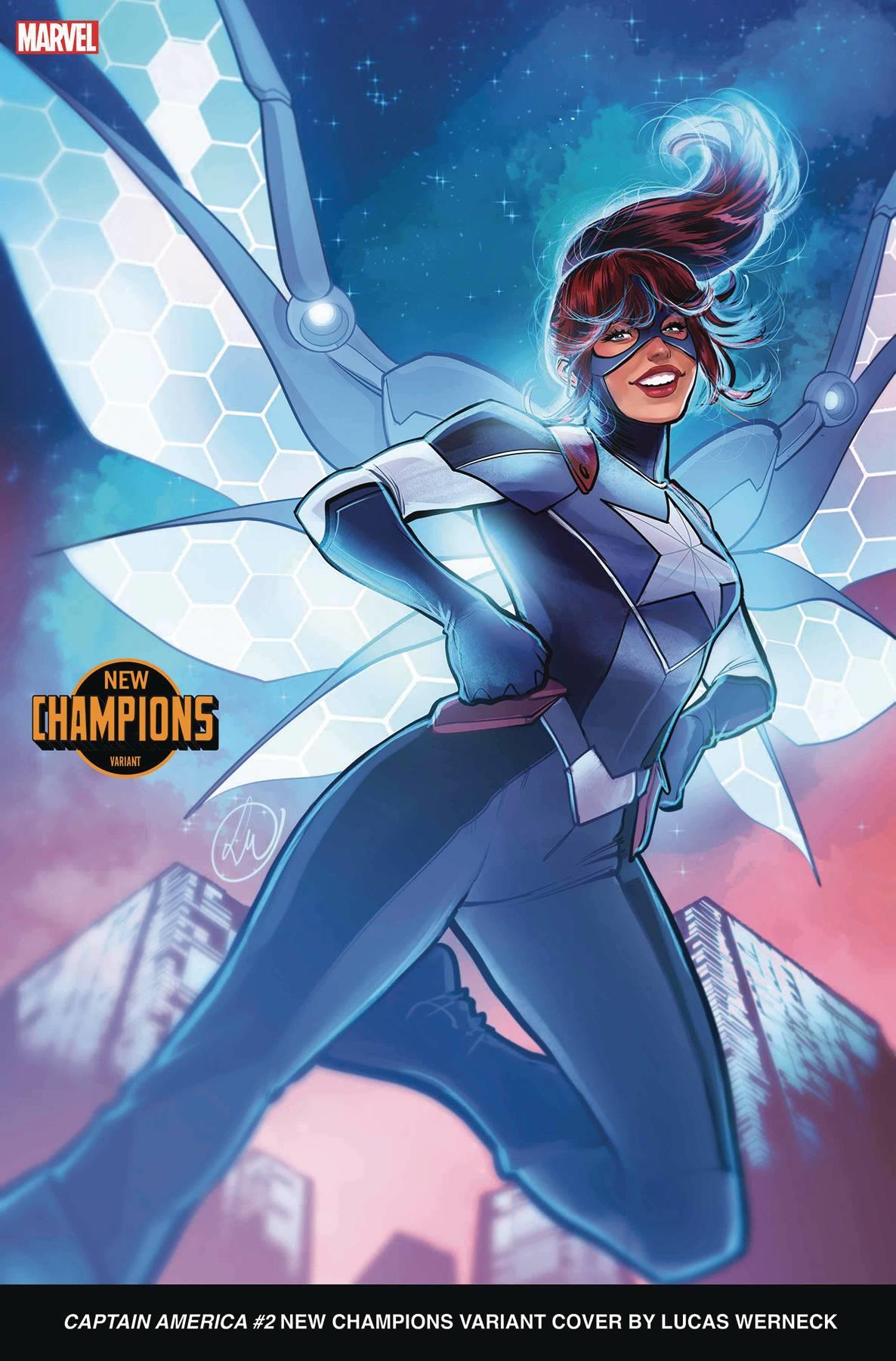 Captain America #2 Lucas Werneck New Champions Var (Lucas Werneck New Champions Var) Marvel Prh Comic Book 2023
