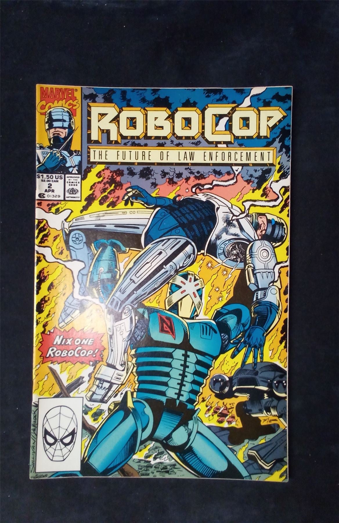RoboCop #2 1990 marvel Comic Book