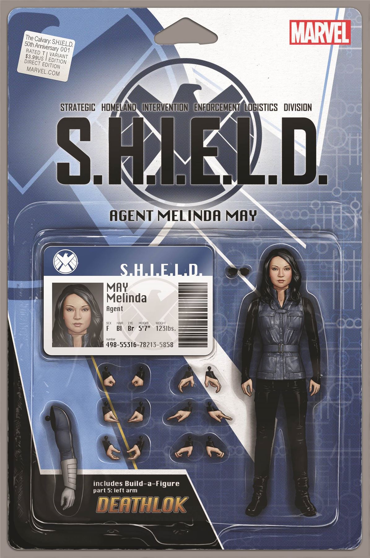 Cavalry Shield 50th Anniv #1 Action Figure Var () Marvel Comics Comic Book