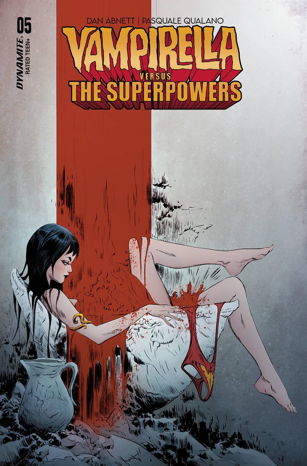 Vampirella Vs Superpowers #5 Cvr A Lee Dynamite Comic Book