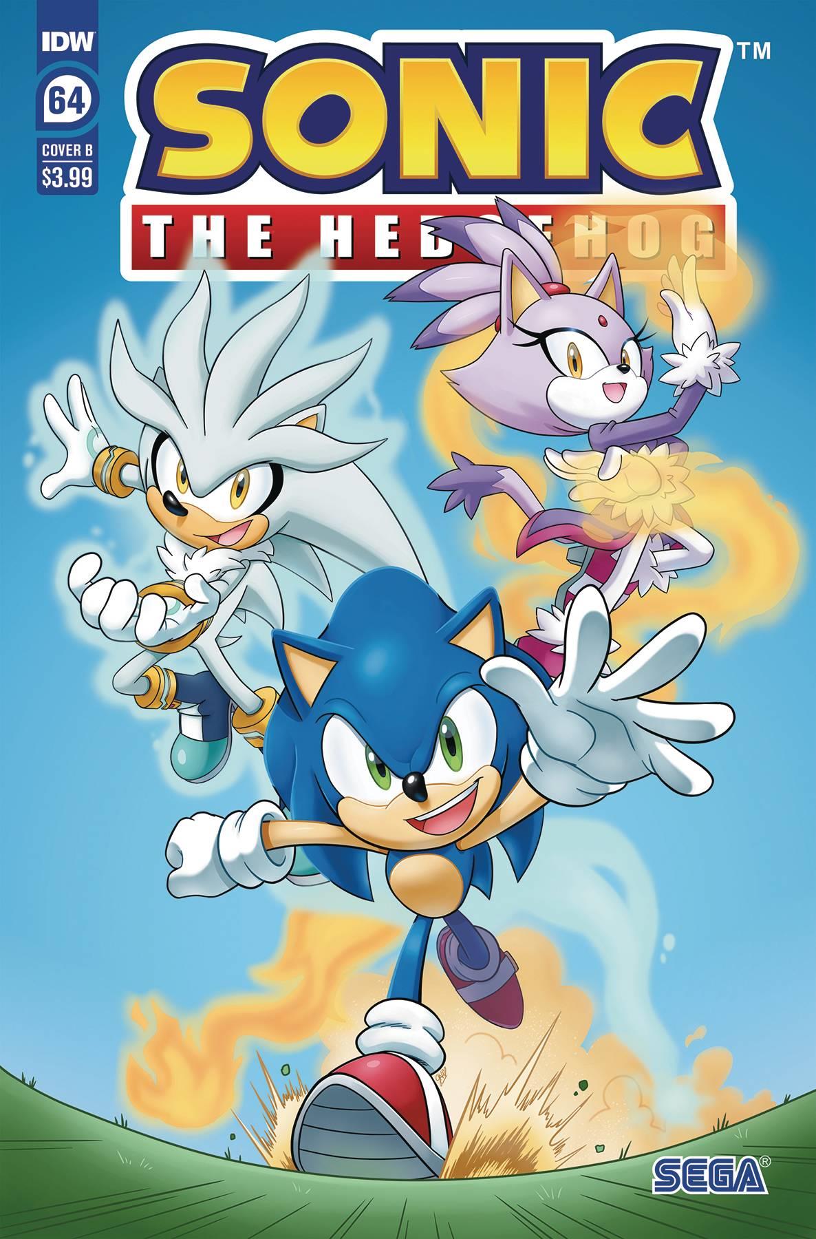 Sonic The Hedgehog #64 Cvr B Hernandez Idw-prh Comic Book