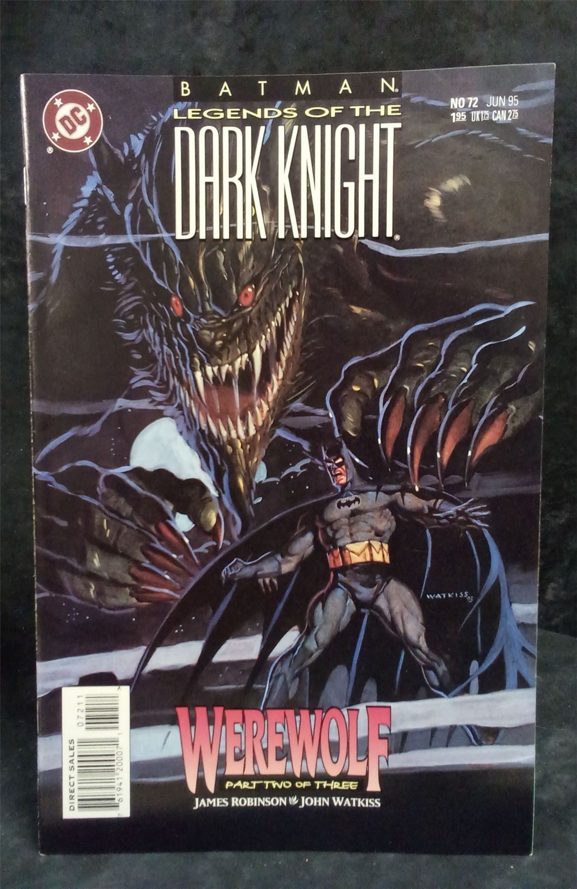 Batman: Legends of the Dark Knight #72 1995 DC Comics Comic Book