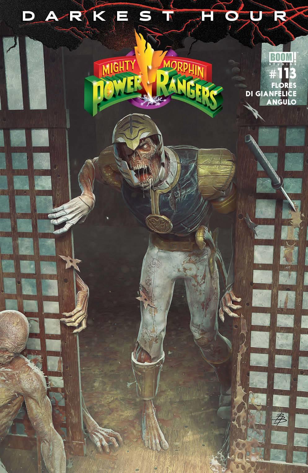 Mighty Morphin Power Rangers #113 Cvr B Dark Grid Var Barend Boom! Studios Comic Book