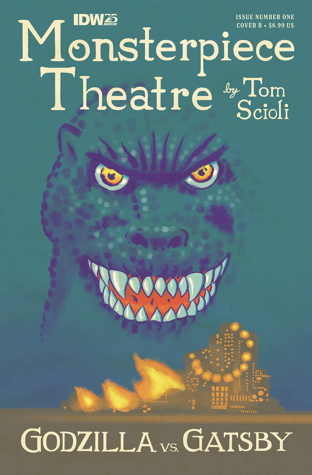 Godzilla Monsterpiece Theatre #1 Cvr B Scioli Idw-prh Comic Book