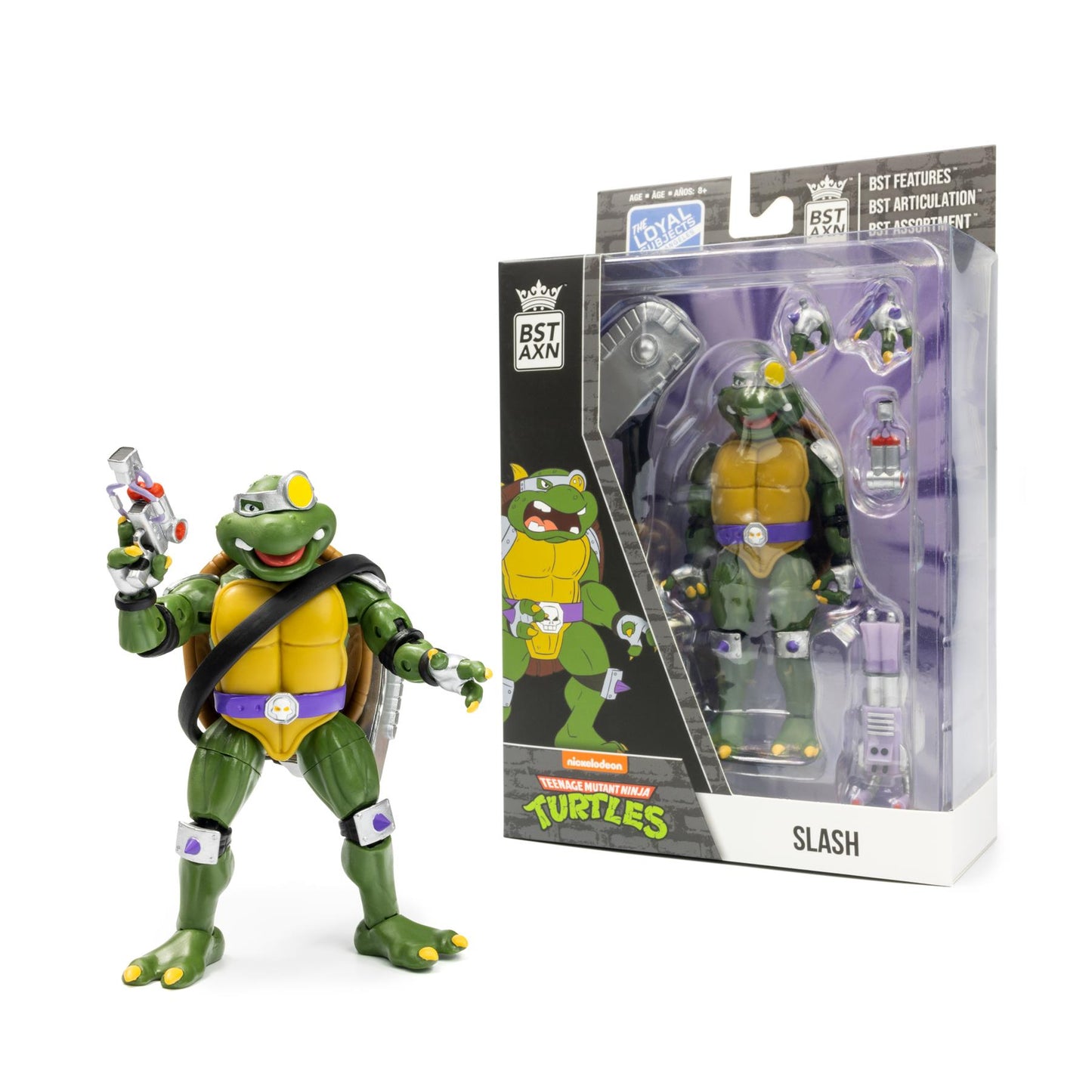 Tmnt Bst Axn Wave 4 Slash 5in Action Figure (net) (c: 1-1-2)