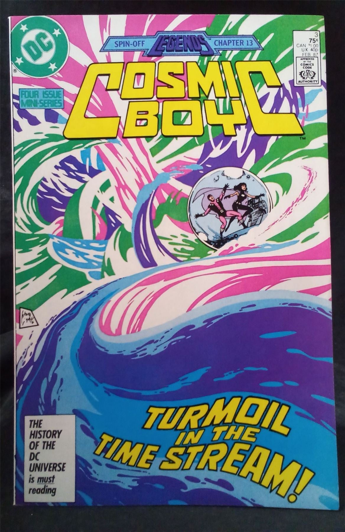 Cosmic Boy #3 1987 DC Comics Comic Book
