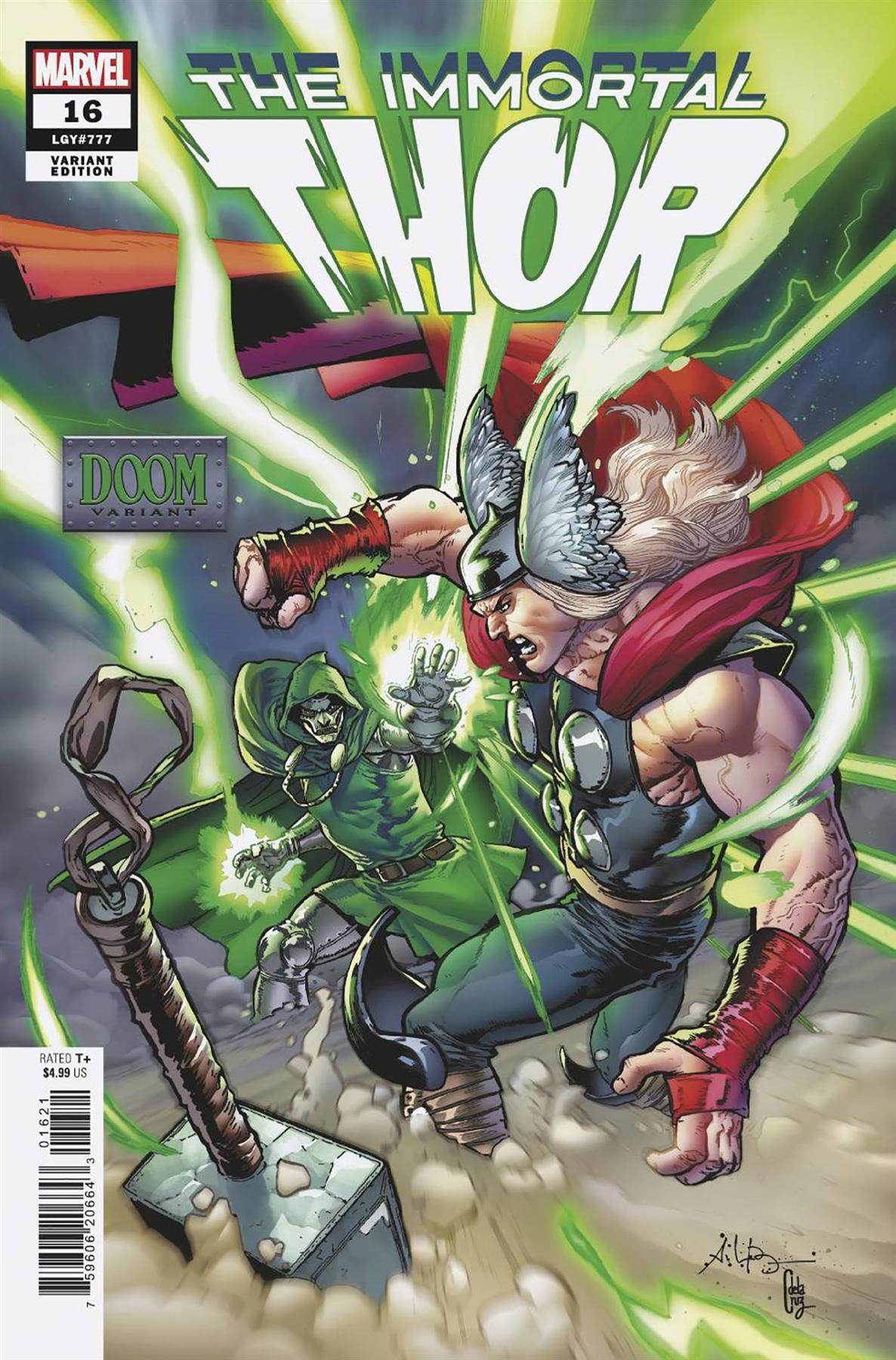 Immortal Thor #16 Andrei Bressan Doom Var Andrei Bressan Doom Var Marvel Prh Comic Book 2024