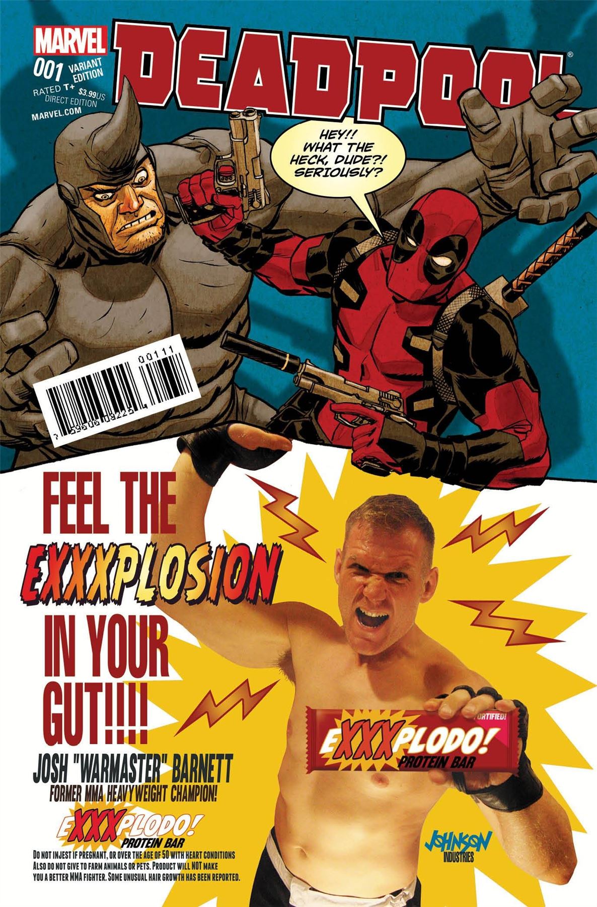 Deadpool #1 Johnson Candy Var (Johnson Candy Var) Marvel Comics Comic Book