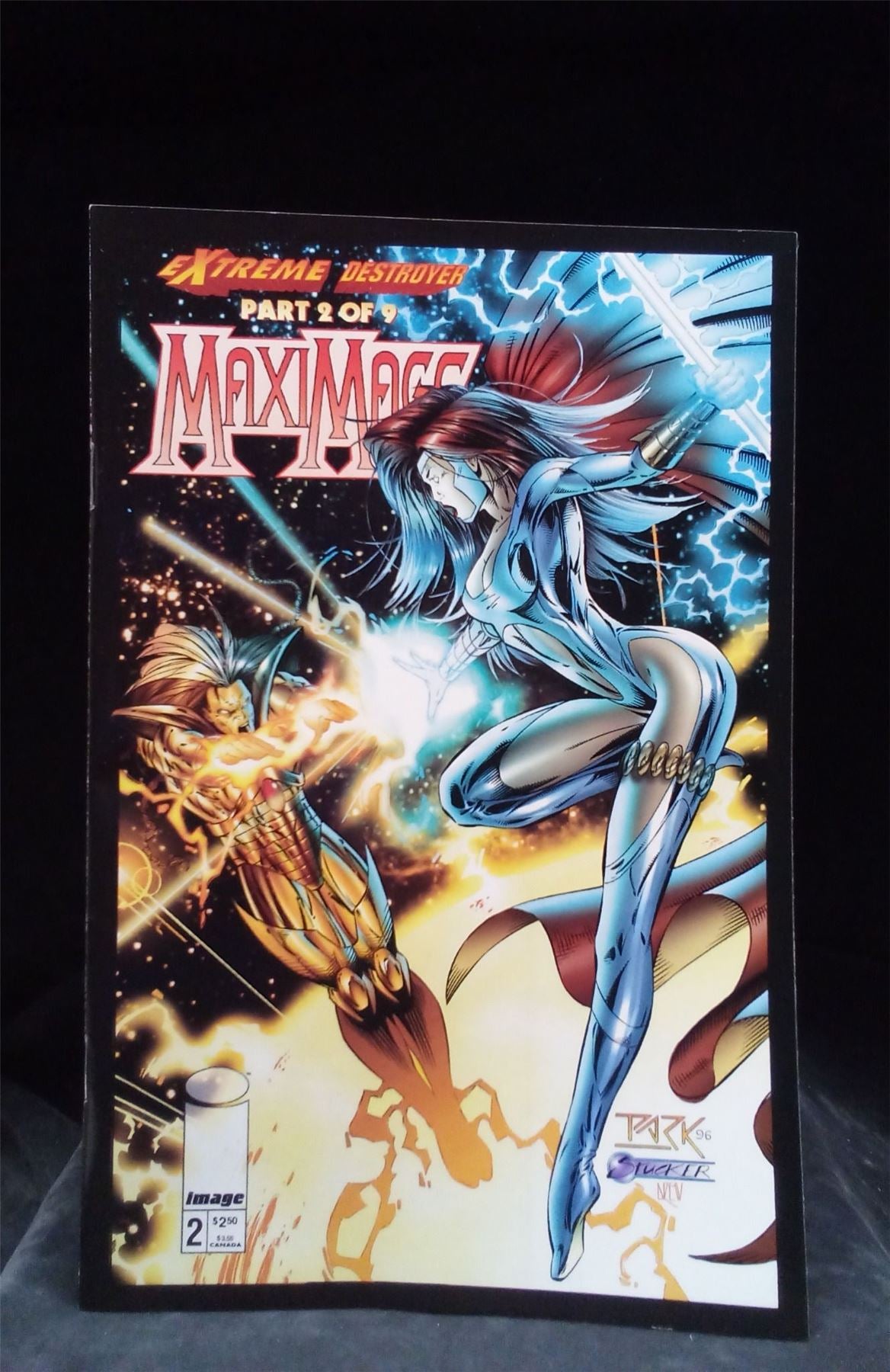 MaxiMage #2 1996 WCard Image Comics Comic Book