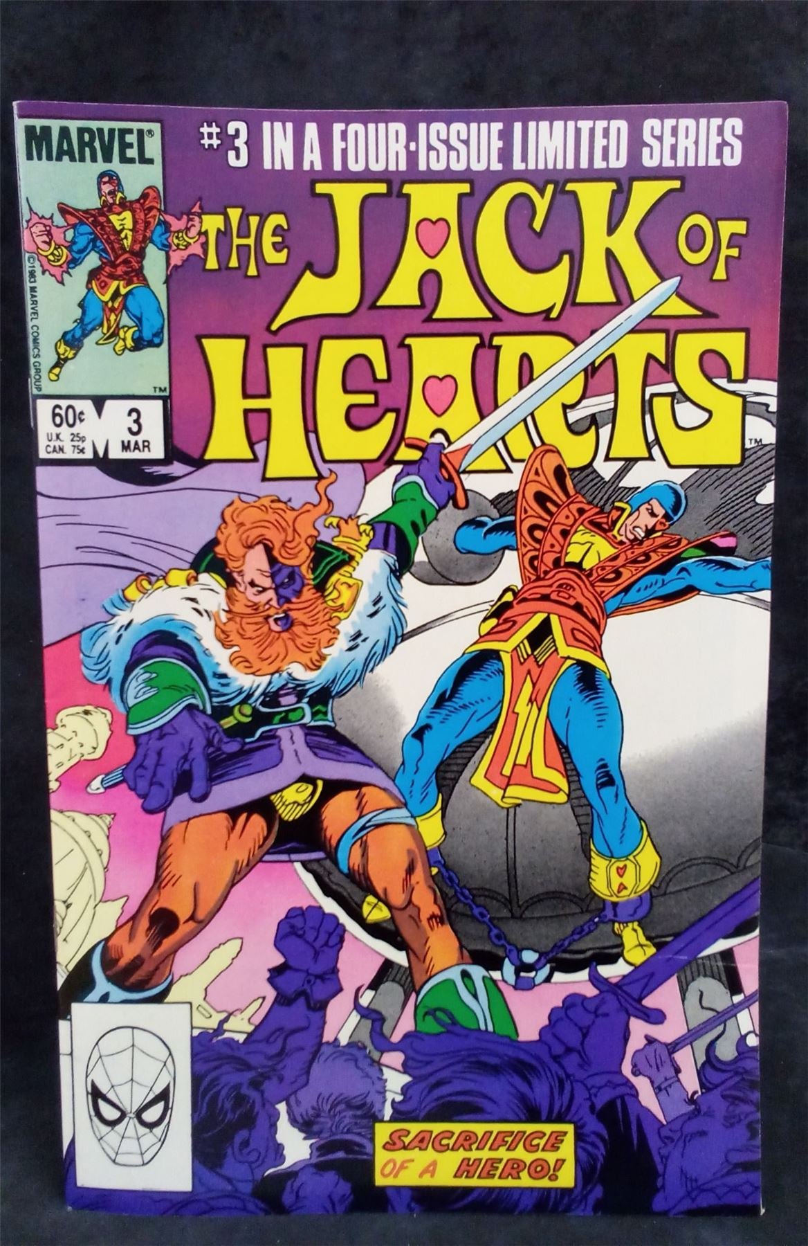 Jack of Hearts #3 (1984 Marvel Comics Comic Book