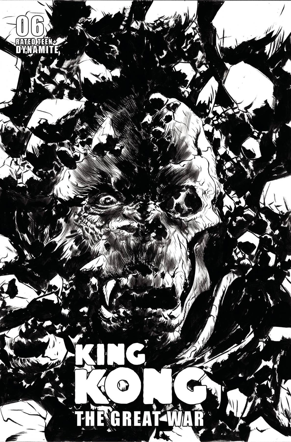 Kong Great War #6 Cvr D 10 Copy Incv Lee Line Art Dynamite Comic Book