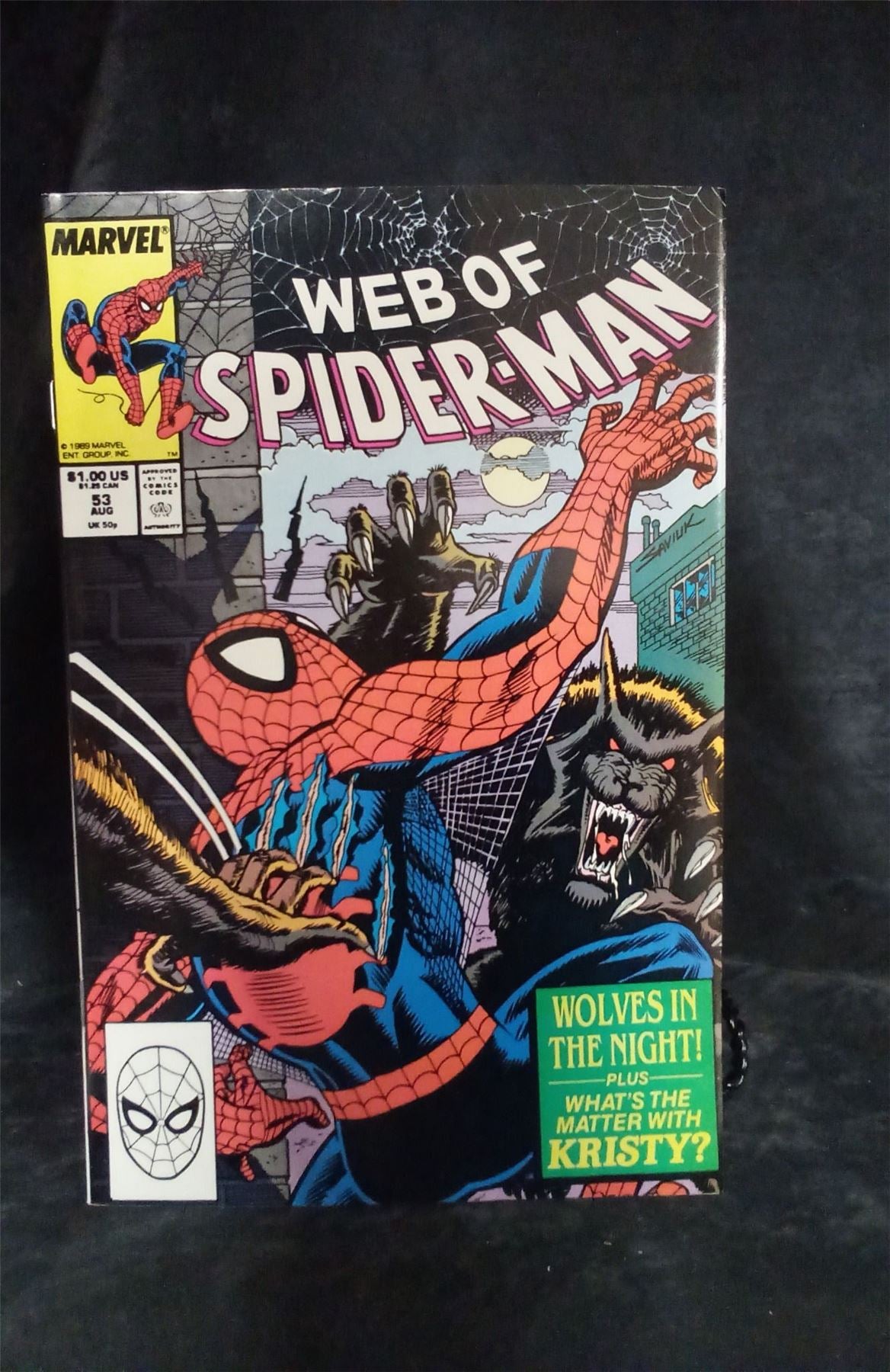 Web of Spider-Man #53 1989 Marvel Comics Comic Book