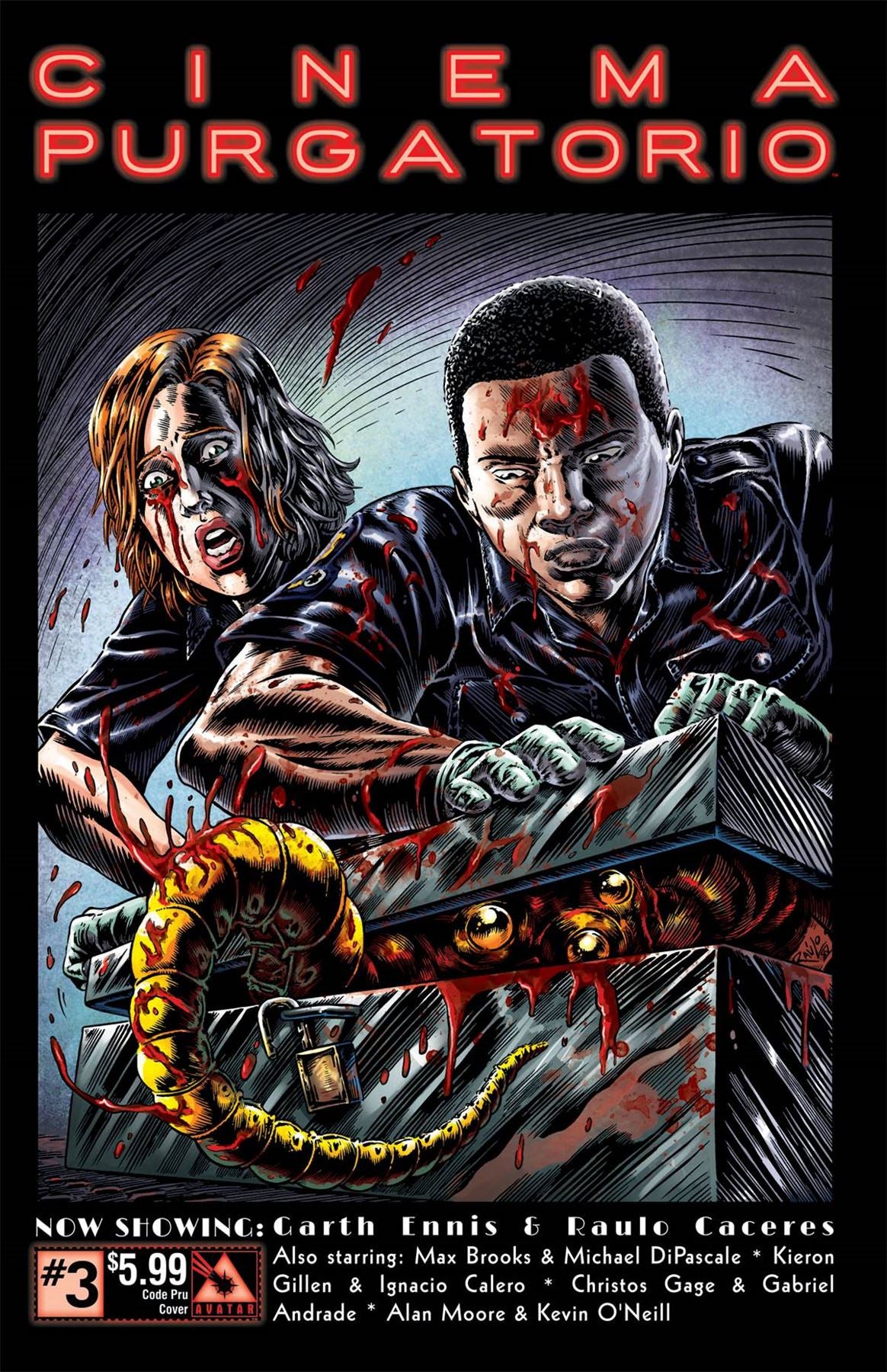 Cinema Purgatorio #3 Code Pru Cvr (Code Pru Cvr) Avatar Press Inc Comic Book