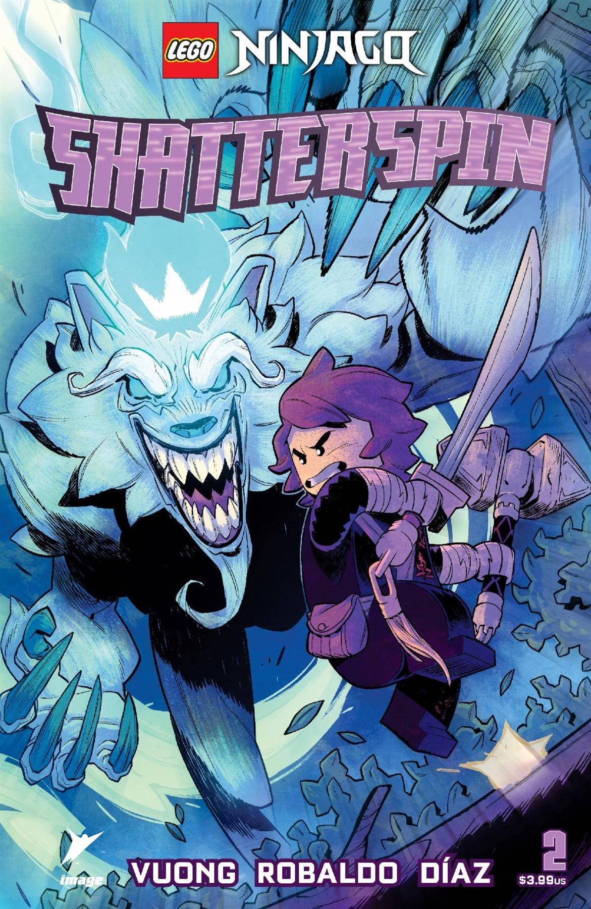 Lego Ninjago Shatterspin #2 (of 5) Cvr B Riccardo Robaldo & Kj Diaz Var Image Comics Comic Book