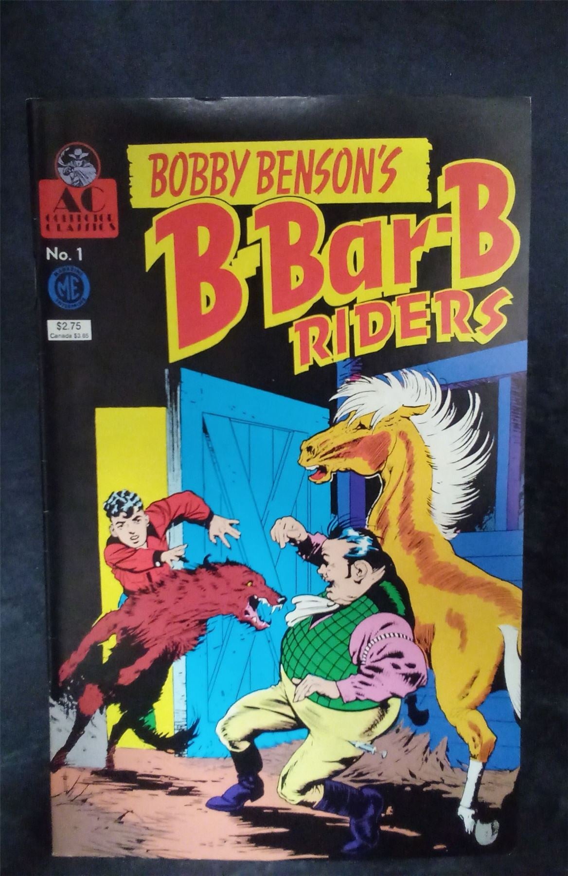 Bobby Benso's B-Bar-B Riders #1 1990 AC Comics Comic Book