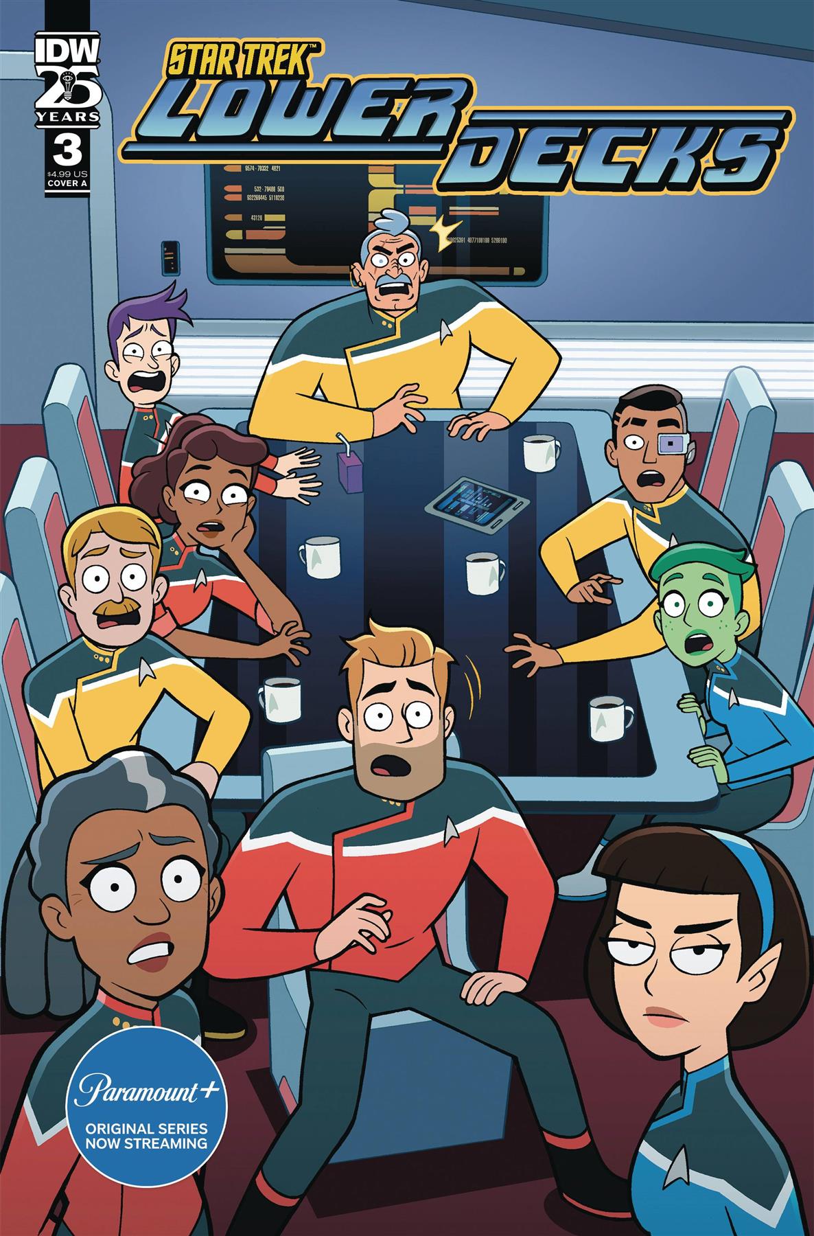 Star Trek Lower Decks #3 Cvr A Lawrence Cvr A Lawrence Idw-prh Comic Book 2025