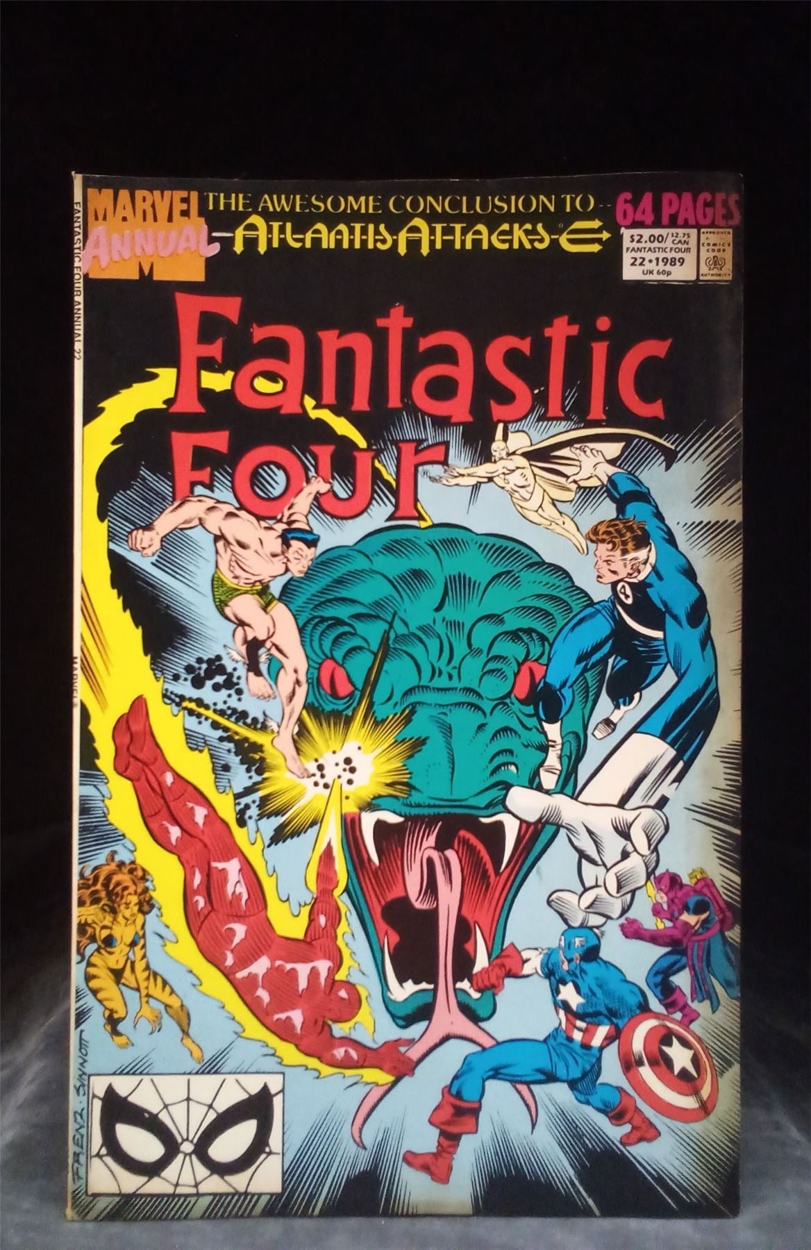 Fantastic Four Annual #22 1989 Marvel Comic Book