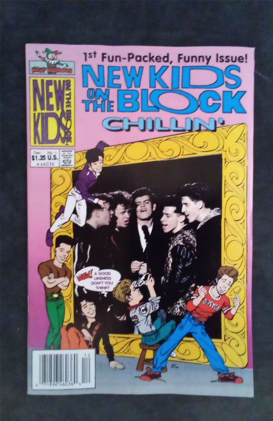 New Kids On The Block Chillin' #1 1990 Harvey Comics Comic Book