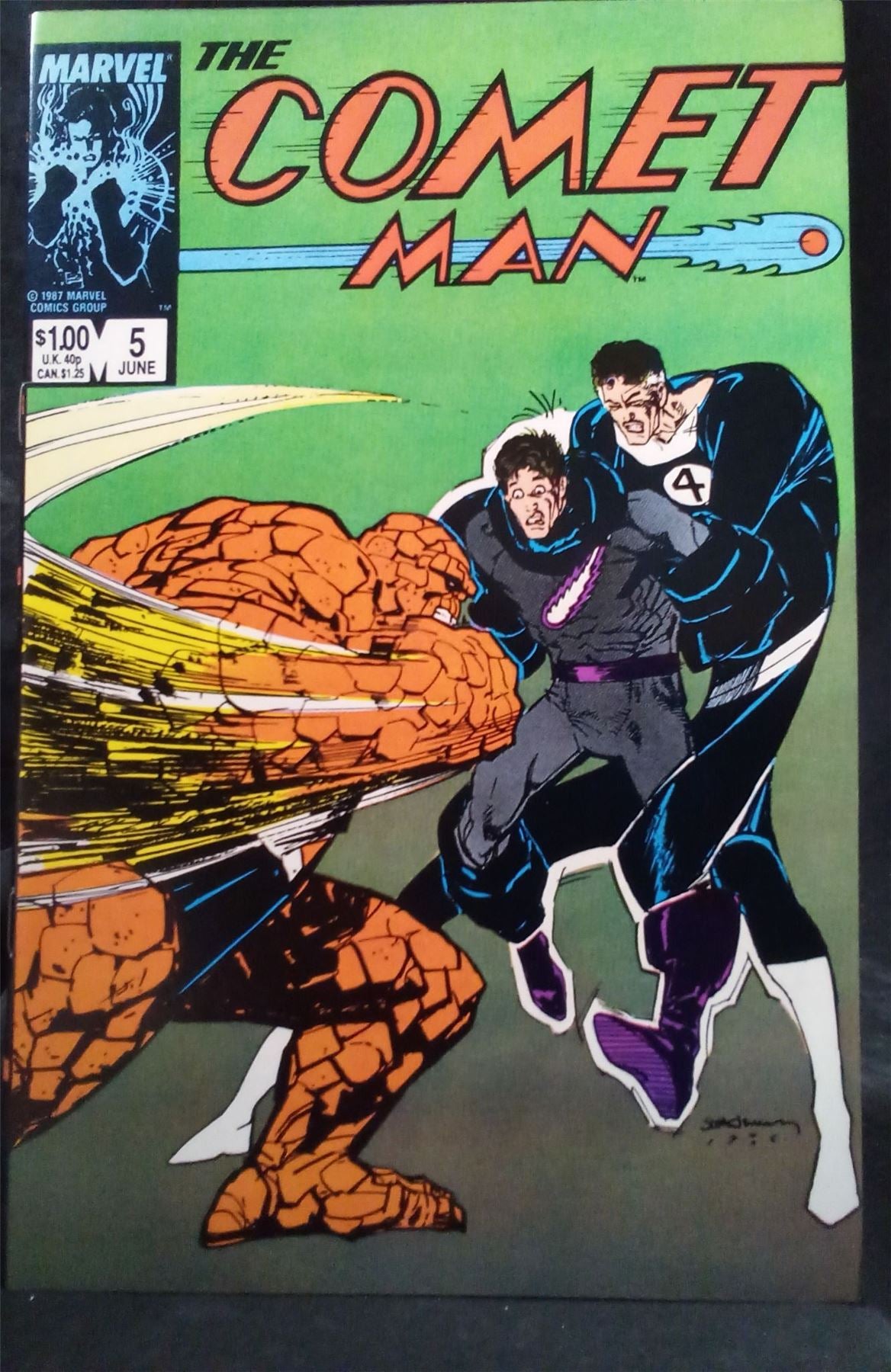 Comet Man #5 1987 Marvel Comics Comic Book