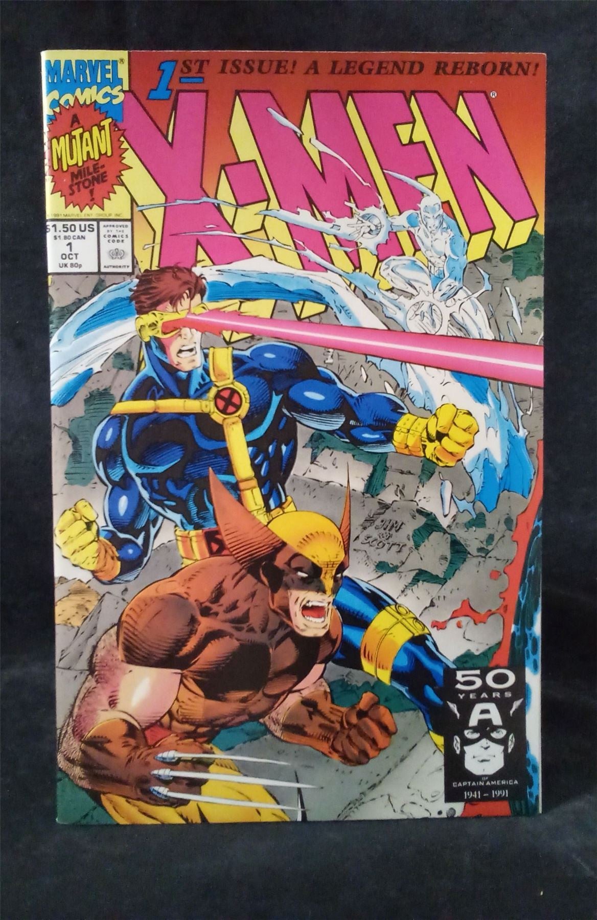 X-Men #1 Wolverine and Cyclops Cover 1991 Marvel Comics Comic Book