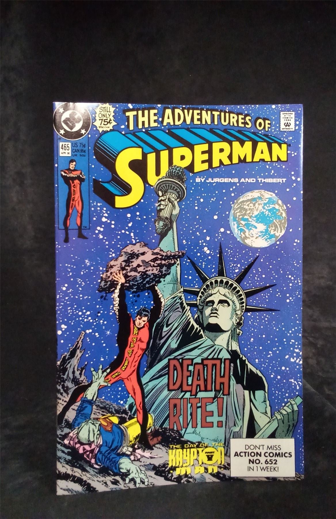 Adventures of Superman #465 1990 DC Comics Comic Book