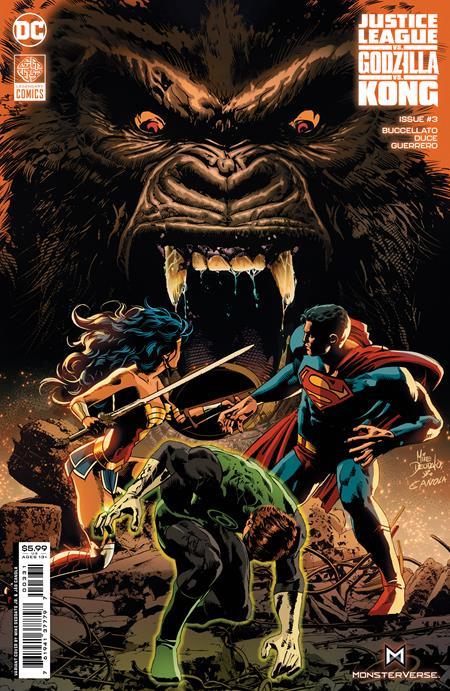 Justice League Vs Godzilla Vs Kong #3 (of 7) Cvr C Mike Deodato Jr Card Stock Var DC Comics Comic Book