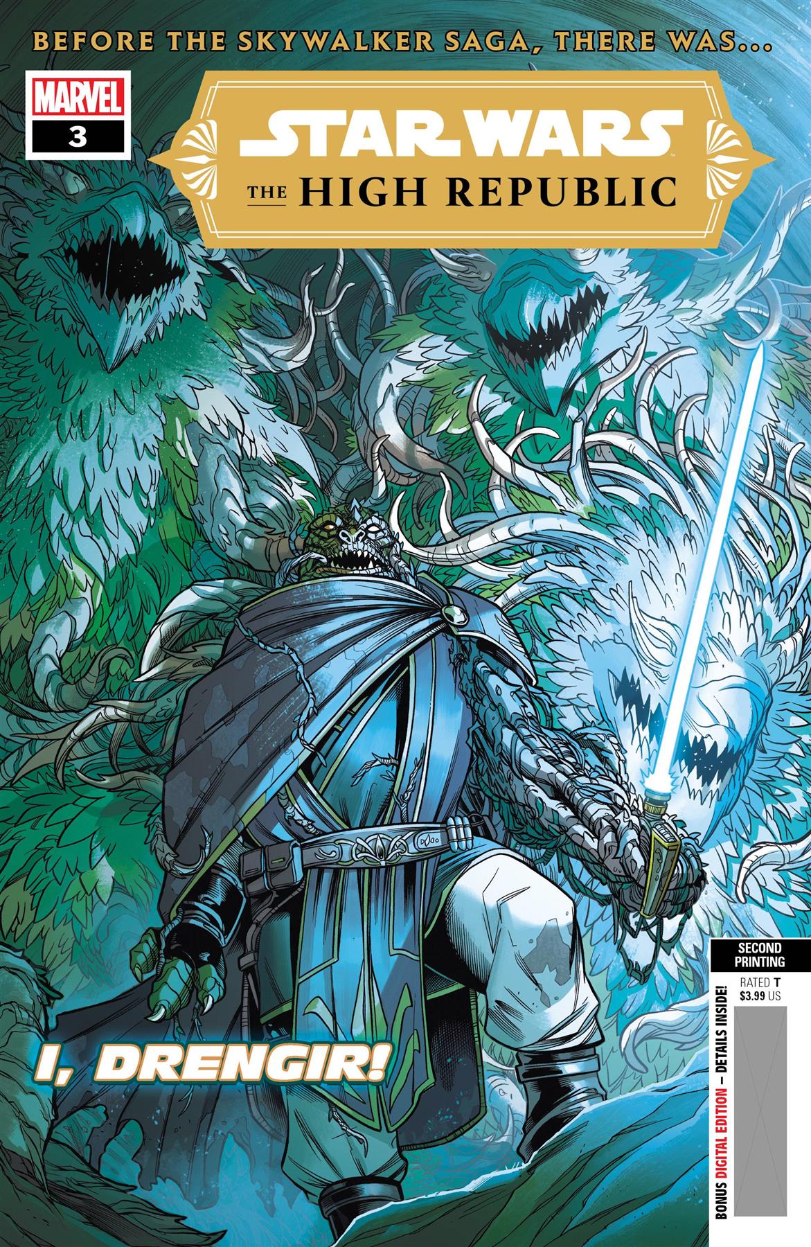 Star Wars High Republic #3 2nd Ptg Var Marvel Comics Comic Book