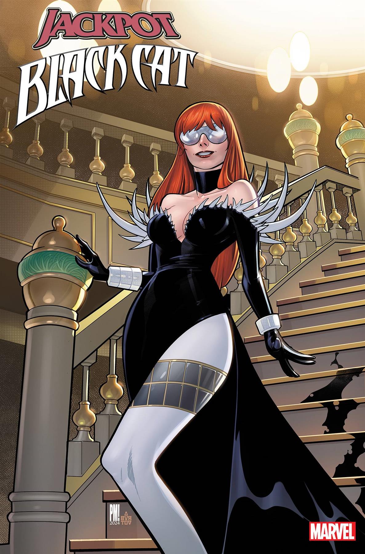 Jackpot Black Cat #3 Paco Medina Black Costume Var (Paco Medina Black Costume Var) Marvel Prh Comic Book 2024