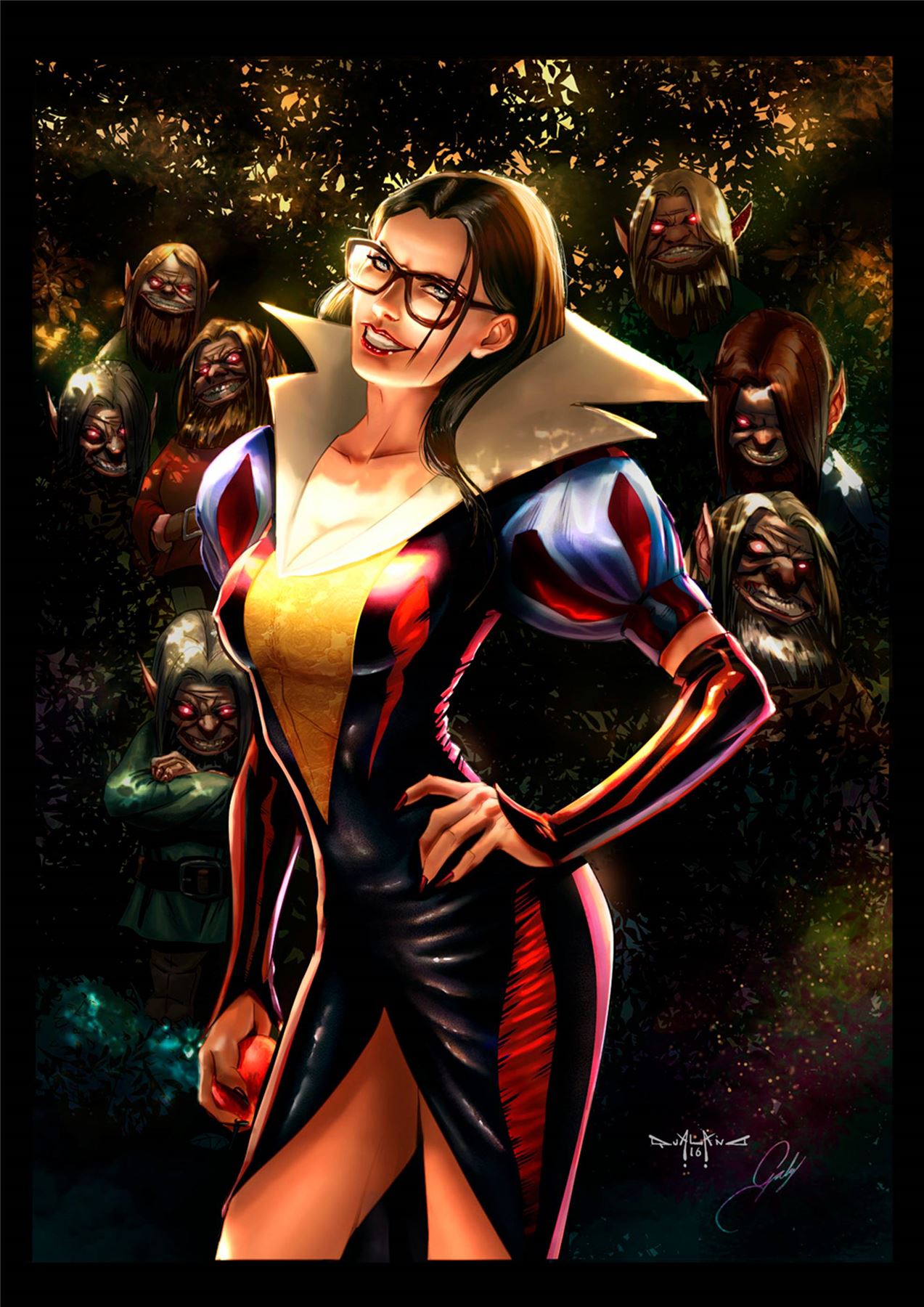 Gft Snow White Vs Snow White #1 (D Cvr Qualano) Zenescope Entertainment Inc Comic Book