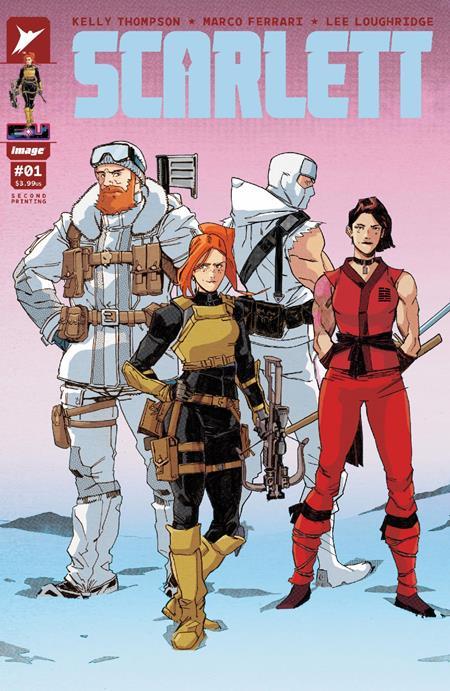 Scarlett #1 Second Printing Cvr C Marco Ferrari & Lee Loughridge Team Shot Var Image Comics Comic Book